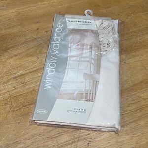 Vtg Target Home Battenburg Lace Window‎ Valance 60x14 Ivory Shabby Chic NEW